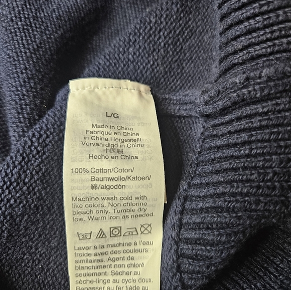 J.Crew Sweater Men L 100% Cotton - Picture 3 of 7